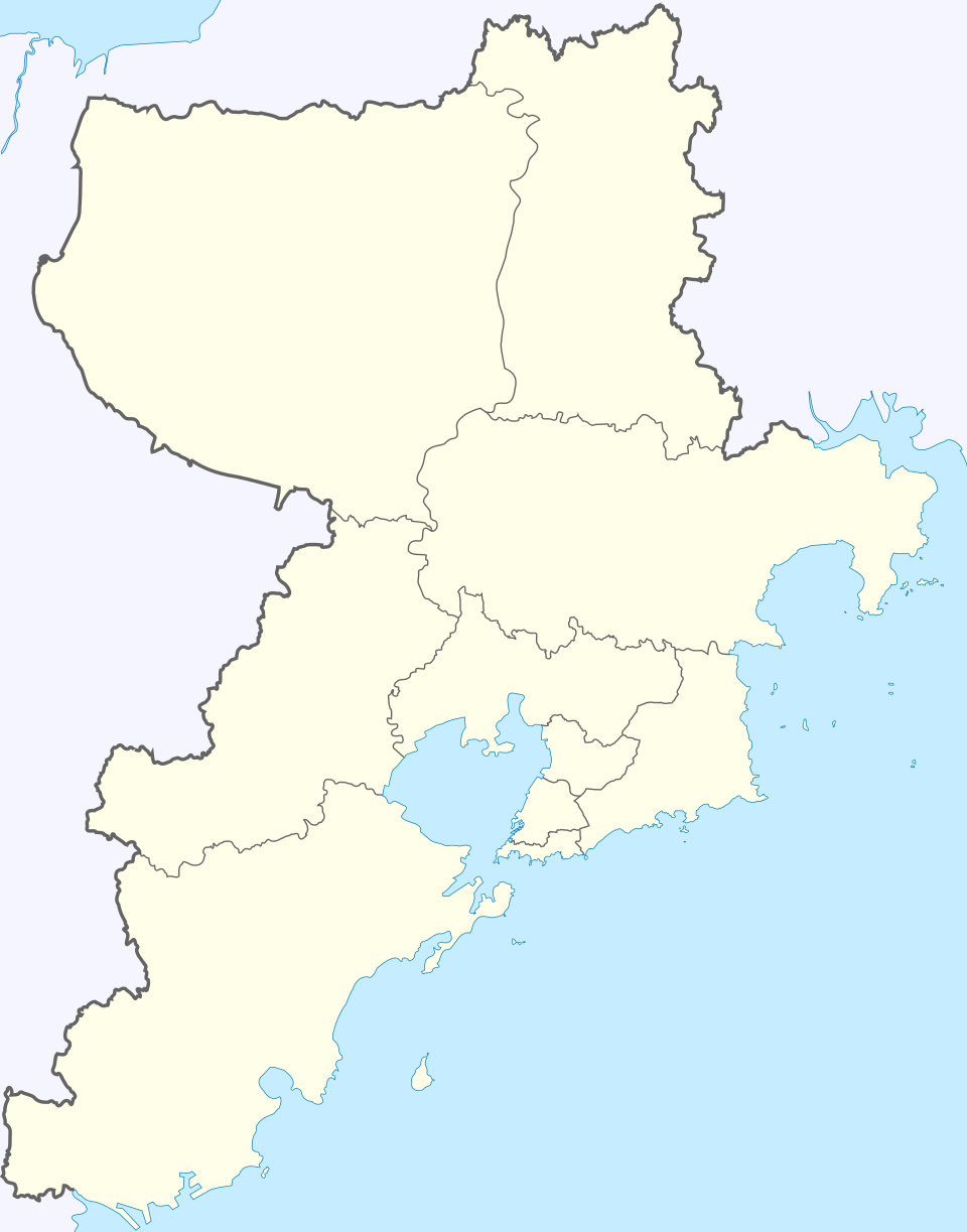 青岛市海岛列表在青岛的位置