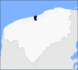 Municipal location in Yucatán