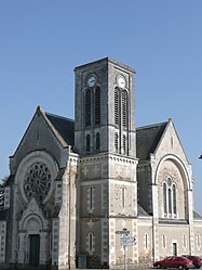 The church in Bouillé-Ménard