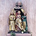 Gothic statue of St Sophia and her daughters