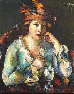 Woman with Wineglass (1913)
