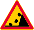 Falling rocks (formerly used )