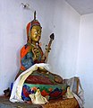 A small statue of Guru Rinpoche/Padmasambhava statue at Gandhola in 2010.
