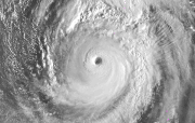 Typhoon Hagibis at peak intensity on October 9, 2019.