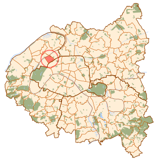 勒瓦卢瓦-佩雷在大巴黎都会区的位置