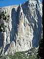 In June 1968, Harding climbed a direct route up the 1,400 foot Lost Arrow face near Yosemite Falls with Pat Callis, straight up the steep sunlit portion of the cliff to the tip of the detached pinnacle.