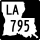 Louisiana Highway 795 marker