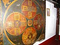 Nandeesware Dweepa painting within a Jain temple, Moodbidri