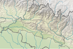 Location of Paleo Kathmandu Lake in Nepal