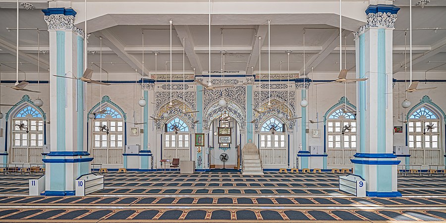 内观为巴基斯坦卡拉奇的新门清真寺。