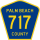 County Road 717 marker