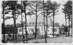 The former Petit Trianon on the southwest shore of Lake Ronkonkoma