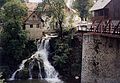 Large waterfall, partly destroyed by Serb paramilitaries during the War in Croatia