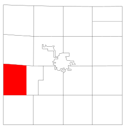 Location in McDonough County