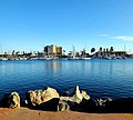 Harbor Island as seen from Spanish Landing Park