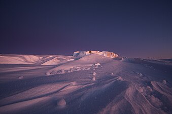 Yukimarimo at South Pole Station, Antarctica, in 2008