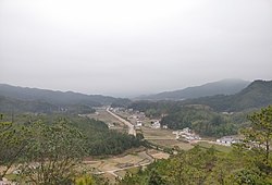 平遠縣仁居鎮鄉村景色