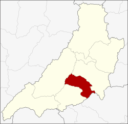 District location in Phrae province