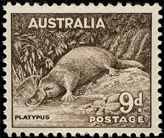 9d postage stamp from 1937