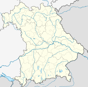 多瑙沃特在巴伐利亚州的位置