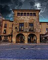 Casal dels Desclergue 2023 during a lightening strike - credit Josep M Cartanya Roca. Uploaded March 21, 2023