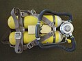 The complete Draeger twin 7 litre 200 bar scuba set with twin hose regulator