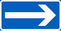 One-way traffic (formerly used )