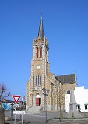 The church of Saint-Pierre, in Désertines