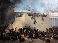 The Destruction of the Temple of Jerusalem by Francesco Hayez