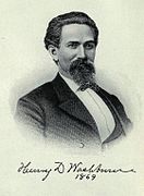 Mount Washburn's namesake, Henry D. Washburn