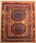 Type IV large-pattern Holbein carpet, 16th century, Central Anatolia.