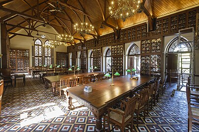 Interior of David Sassoon Library in May 2023