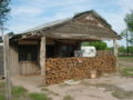 Firewood for sale at Justiceburg, Texas.