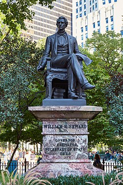 William Henry Seward Monument in Madison Square Park