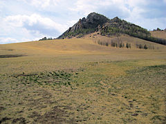 色尔格楞县-额尔德尼县的草原风景