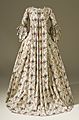 Robe à la française, France, block-printed cotton, c. 1770. LACMA M.2007.211.718