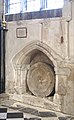 15th-century Gothic sedile, St Mary's, Bletchingley