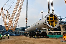 World's heaviest reactor erection for RUF unit at Vizag Refinery Modernization Project