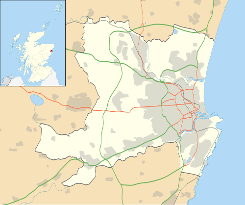 2021–22 North Superleague is located in Aberdeen City council area