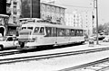 Railbus n° 212 (metre gauge) of the Chemins de Fer de Provence line at the Nice terminus, July 1983.