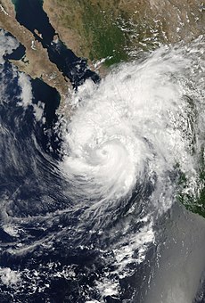 Henriette near the southern tip of the Baja California Peninsula