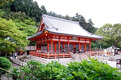 View of Katsuo Temple in Minoh