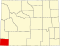 Uinta County map