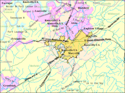 U.S. Census map