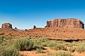 Merrick Butte (left) and Elephant Butte (right)