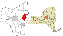 Location in Oneida County and the state of New York.