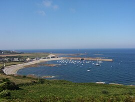 Port du Hâble, seen from the fort