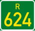 Regional route R624 shield