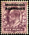 British post offices in Morocco, 1907