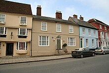 exterior of house in country town